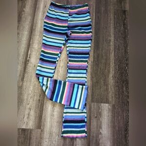 Multi color Knit wide leg Pant